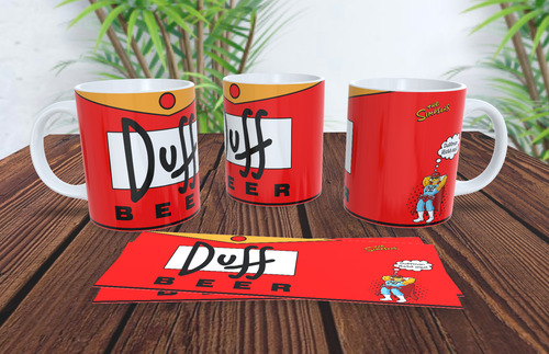 Plantillas Para Sublimar Tazas De Los Simpson.