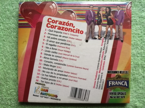 Eam Cd Corazon Serrano Corazoncito 16 Cumbias Sanjuaneras