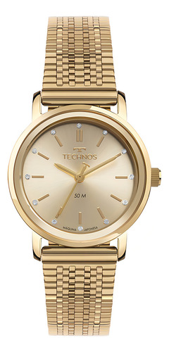 Relógio Technos Feminino Style Dourado - 2035mzu/1x
