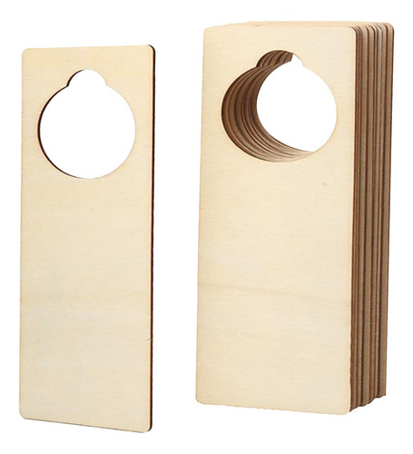 10 Piezas Perillas De Puerta De Madera Sin Rectángulo