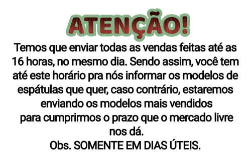Imagem 3 de 9 de Kit 10 De 20cm + 3 Mini Espatula Decorativa De Bolo.aço Inox