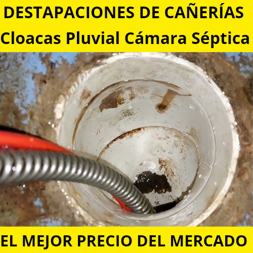 Destapa Cañería Cloaca Zona Oeste, Norte, Sur, Caba, Plomero