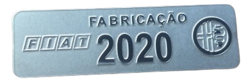 Plaqueta Etiqueta Ano Fabricação Fiat 2020