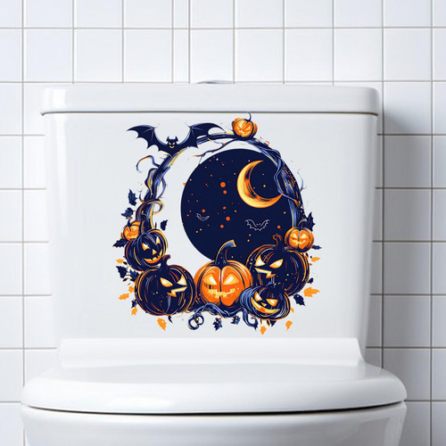 2 Calcomanía Autoadhesiva Decorativa Para Tapa De Inodoro