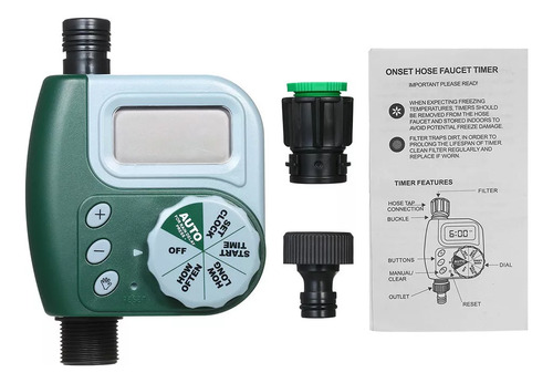 Controlador De Riego Automático Con Temporizador De Riego
