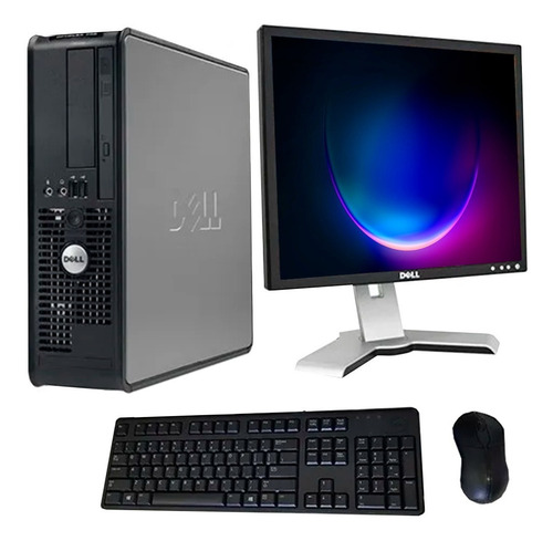 Computadora Core2duo 4gb, 320 Disco Monitor 17  Ideal Ciber (Reacondicionado)