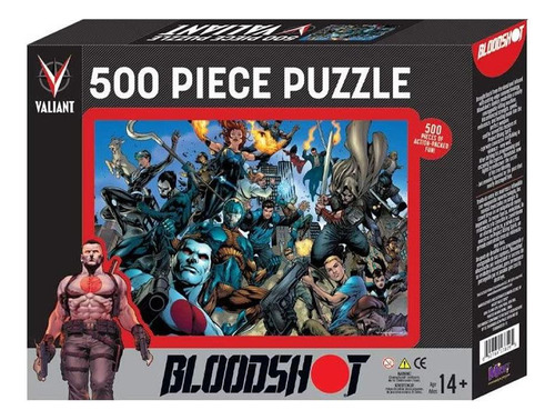 Puzle De 500 Piezas De Valiant Comics Universe Superhero Blo