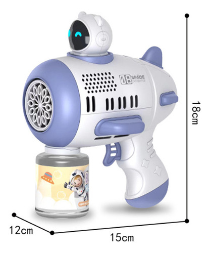 Bubble Blaster De 12 Agujeros, Pistola Automática De Burbuja