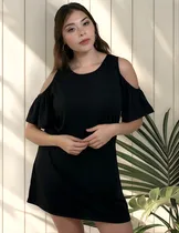 Comprar Vestidos Talles Grandes Solero Hombro Descubierto Volados