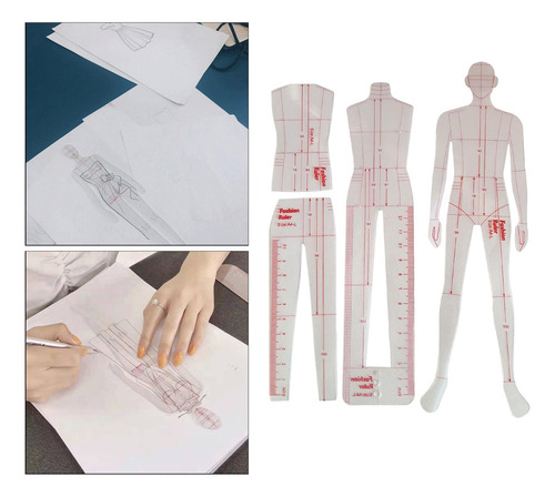 T Modelo De Desenho De Moda, Modelos De Régua, Réguas