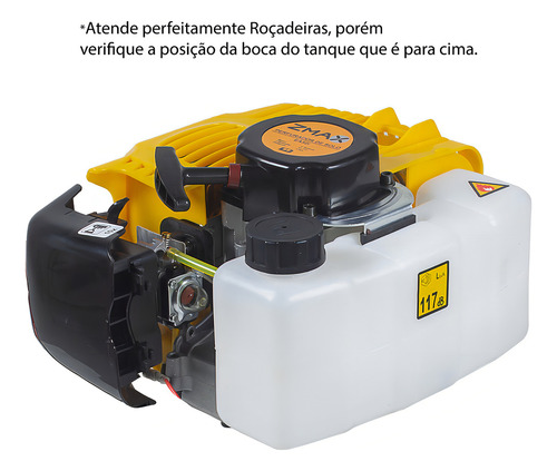Motor desbrozador completo de gasolina Bpr de 52 cc y 2 tiempos