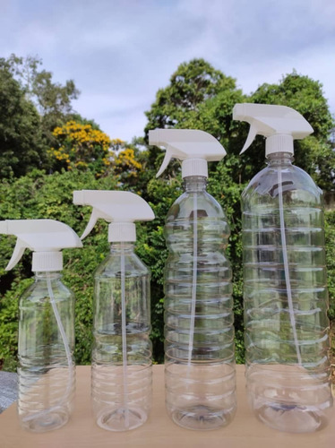 Imagen 2 de 2 de Envase Pet De 900ml Con Válvula Gatillo O Atomizadora 28mm