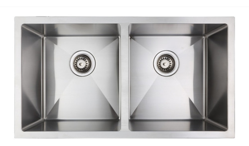 Fregadero Doble Bm Neptuno Square Acero Inox Lavaplatos Fp