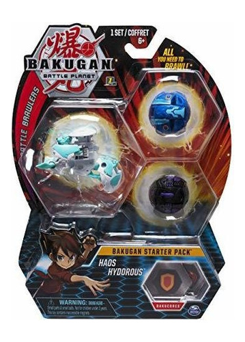 Paquete De Inicio Bakugan Paquete De 3, Criaturas Transforma