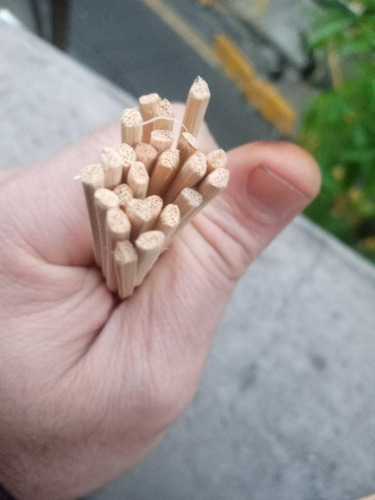 Varillas Difusores Rattan 28cmx3mm Calidad Naturals 500uni