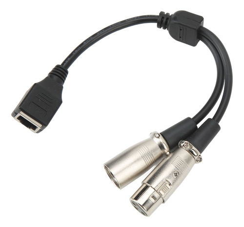 Cable Xlr De 3 Pines, Adaptador De Transmisión De Señal De 2