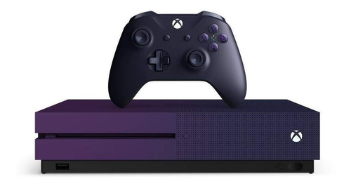 Microsoft Xbox One S 1TB Fortnite Battle Royale Special Edition Bundle color  violeta gradiente