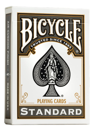Tarjetas De Juego Negro De Bicicleta, Índice Estándar, 1 Maz