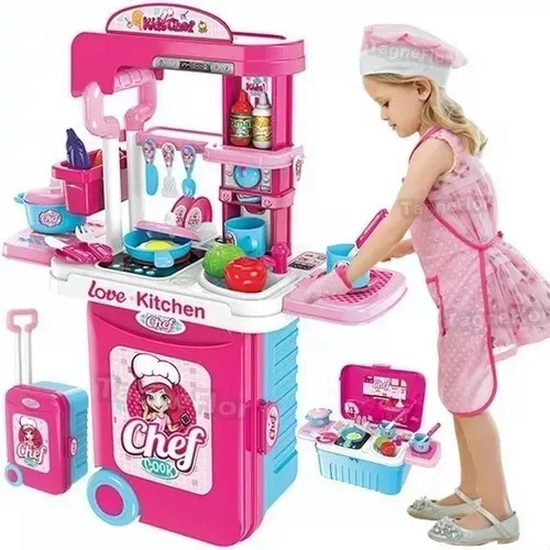 Cocina Cocinita Juguete Luz Sonido Creatividad + Regalo