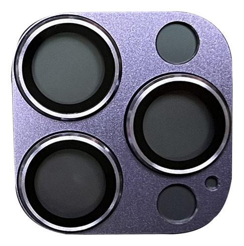 Película Câmera Sandblast Eagle Eye Para Iphone14 Pro/promax Cor Roxo Escuro