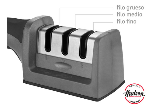Set De 4 Cuchillos Línea Design Huevo Inox + Afilador