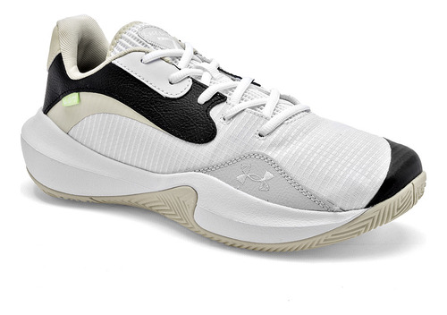 Tenis Hombre Under Armour 3027646-100 Blanco Negro