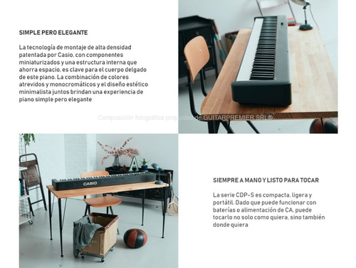 Piano Digital Casio Cdp-s110 Usb Pie Fuente Pedal Funda