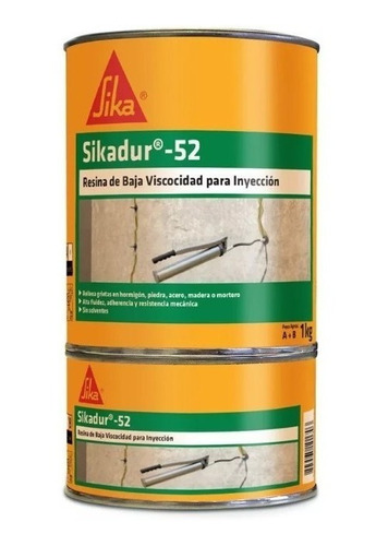 Sikadur 52 Resina Fluida Para Inyección Juego 1kg Sika