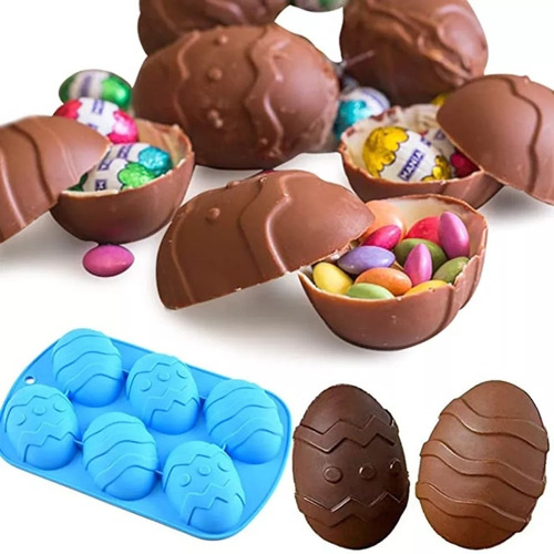 Molde Silicona Conejos Para Chocolate Pascuas Novedad