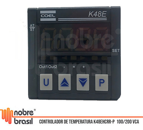 Controlador de temperatura K48ehcrr 110/220v Pizza + Termopar