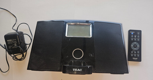 Radio Am/fm Teac Sr-lxi Con Dock Para Ipod Y Reloj Negro (Usado)