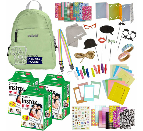 Repuesto Fujifilm Instax Mini Accesorio Camara Kit Viaje