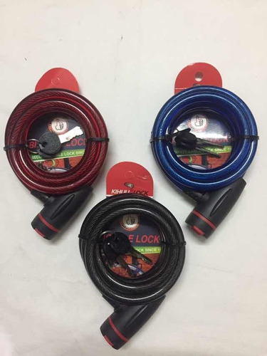 Cadena De Seguridad Para Bici Moto 90cm C/ 2 Llaves
