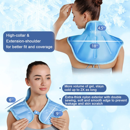 Ice Pack Revix Para Alívio Da Dor No Pescoço E Ombros Na Par
