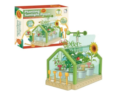 Invernadero Con Accesorios Jardineria Niños Plantas Stem