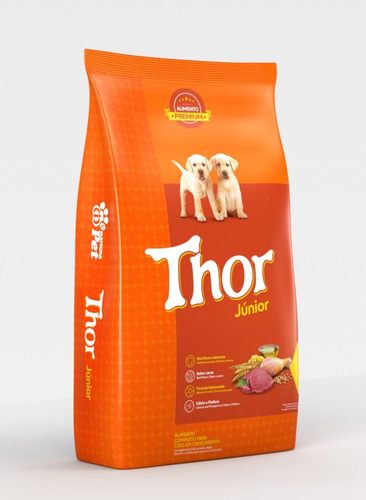 Raçao Cachorro Thor Junior 25 Kg - Envio Imediato