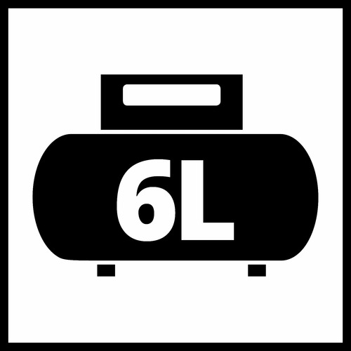 Compresor De Aire Silencioso Einhell Te-ac 6 Silent 6 Lts