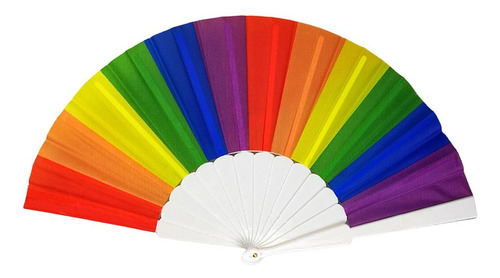 Ventilador De Mano Plegable Rainbow Fans Ventilador De Mano