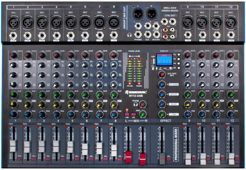 Consola Mezcla Sonido Interfaz Audio