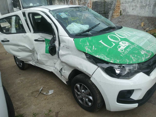 Imagem 2 de 6 de Sucata Fiat Mobi Branco 2018/2019 1.0 Para Retirada De Peças
