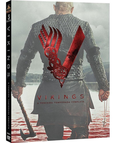 Vikings 3ª Temporada - Box Com 3 Dvds - Micahel Hirst