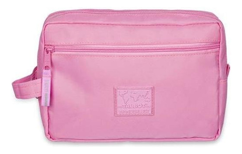 Cartuchera Talbot Wanderlust Lisa 3 Cierres Color Rosa pastel