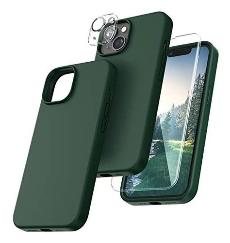 Tocol [5 En 1 Para iPhone 14 Plus Case, 2x Protector Hbgcx