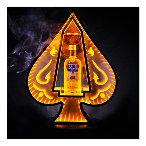 Estante De Pantalla De Licor Iluminado Led, Asignador De Bot