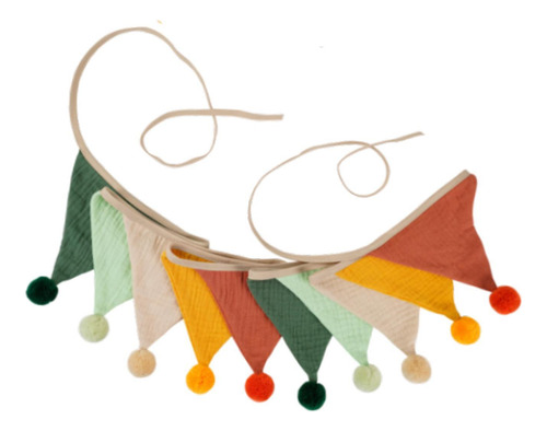 Triángulo Bunting Flag Bannant Banner Suministros De Color