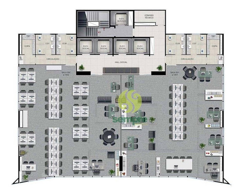 Imagem 15 de 16 de Andar Corporativo À Venda, 505 M² - Belvedere - Belo Horizonte/mg - Ac0048