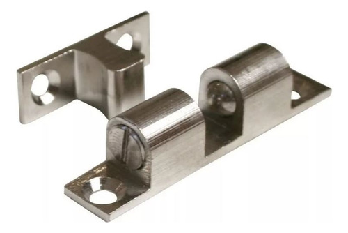 Broche Doble Bala Para Puertas Alacenas Seguro 44mm
