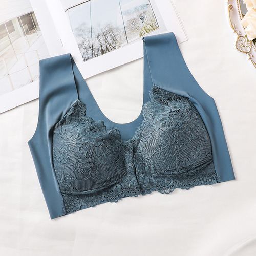 2 Sostén Push-up De Encaje - Cierre Frontal & Soporte Tallas