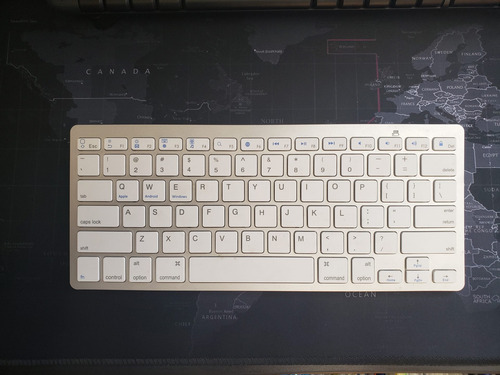 Teclado Bluetooth Para Celular Y Pad Xl Mapamundi