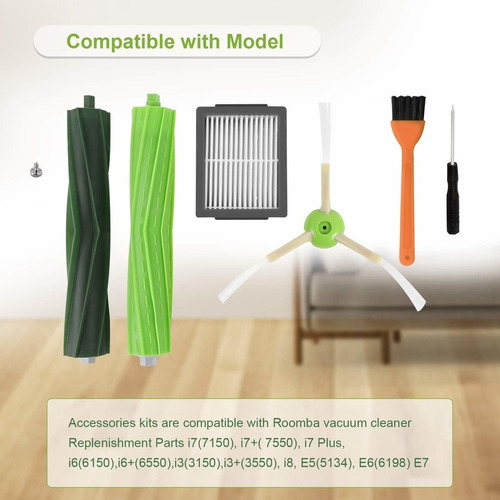 Kit De Piezas For Irobot Roomba J7/j7+/ Plus/e5/e6/e7/i7/i3/